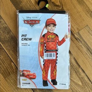 Spirit Lightning McQueen Pitcrew Costume 3T-4T NEW NOT OPENED